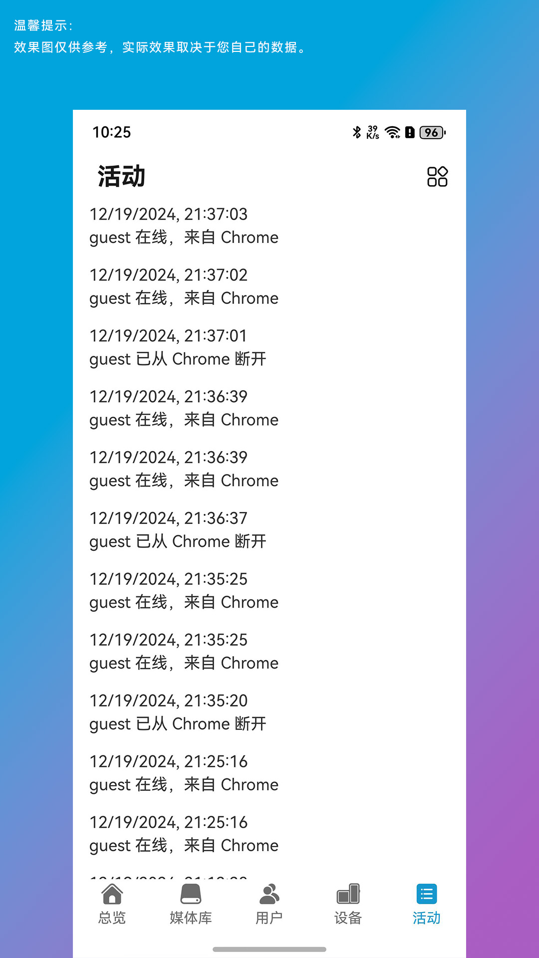 活动日志